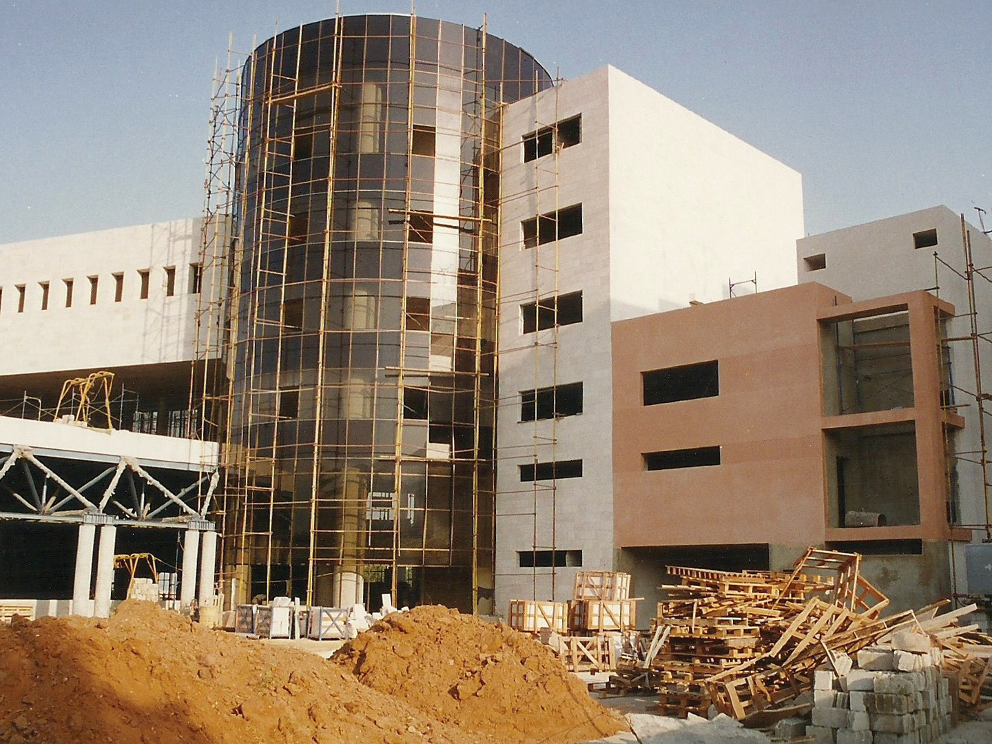 The construction of the AGBU Demirdjian Center. 