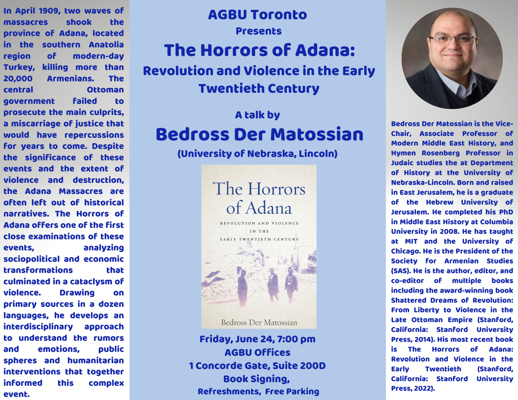 Horrors of Adana by Bedross Der Matossian