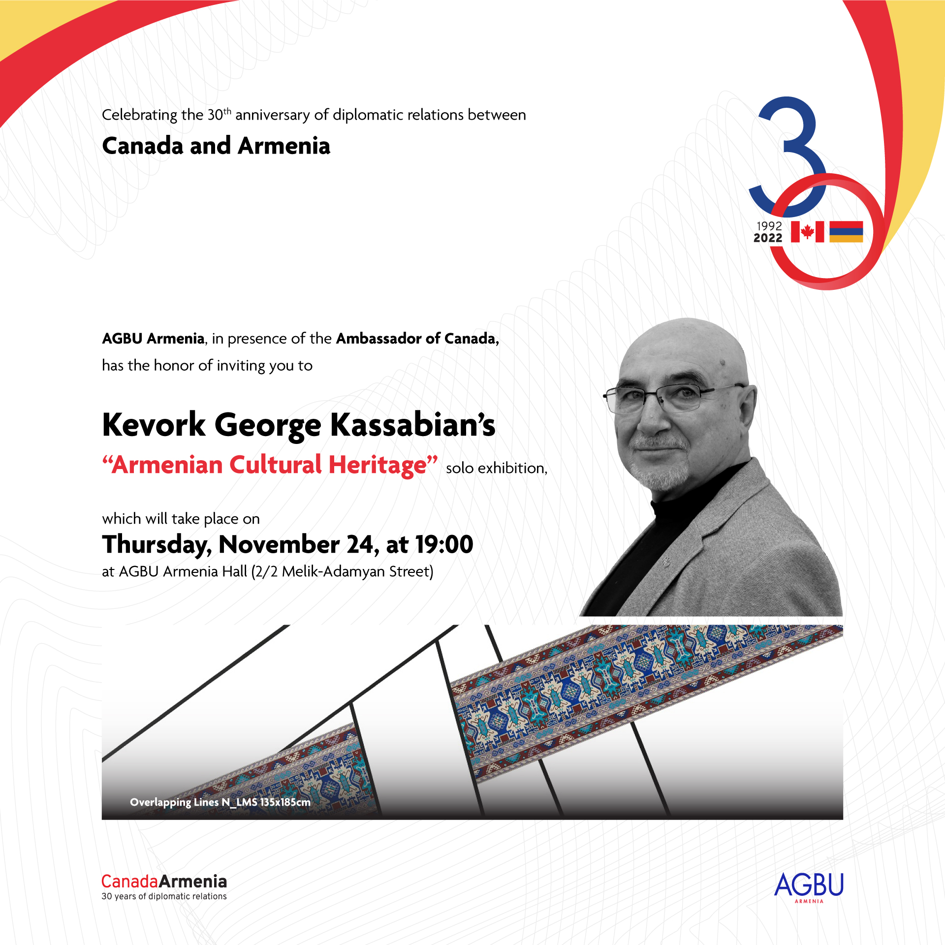 "Armenian Cultural Heritage" solo exhibition by Kevork George Kassabian