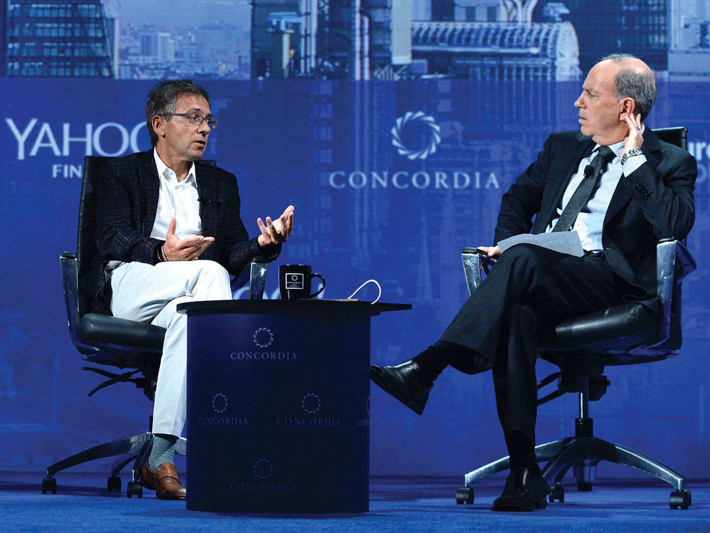 Ian Bremmer speaking at 2016 Concordia Summit