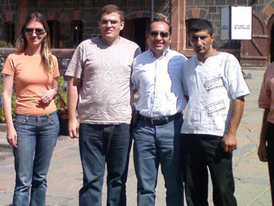 Participants in the 2008 AGBU YP Paris entrepreneurs trip to