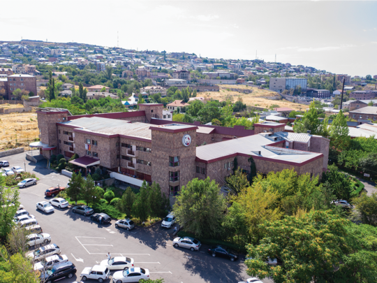 Nork-Marash Medical Center, founded by Dr. Hrair Hovigimian in 1994, is a full-service, world-class teaching hospital specializing in cardiac care in Yerevan.