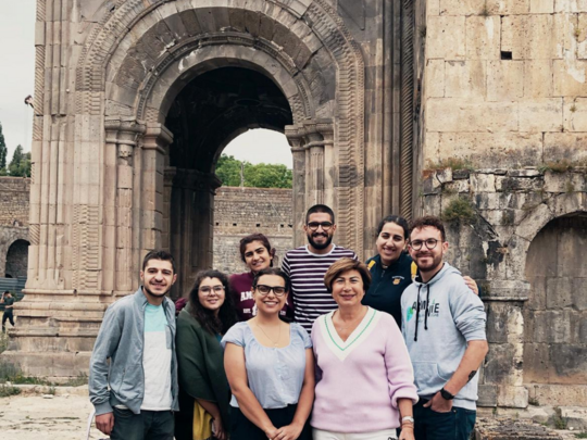 Discover Armenia staff volunteering in Armenia with Program Director