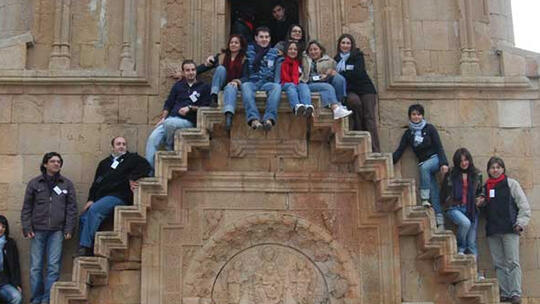 Young Professionals visit Noravank Church on the way to Kara