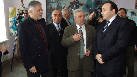 (Left to right) AGBU Armenian Representation Director Ashot 