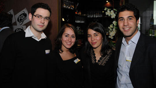 Members of YP Paris at the March 5 event which took place at