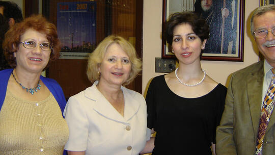 (Left to Right) Mrs. Sarkis Assadourian, former AGBU Toronto