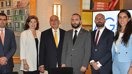 Left to Right: Republic of Armenia (RA) First Deputy Ministe